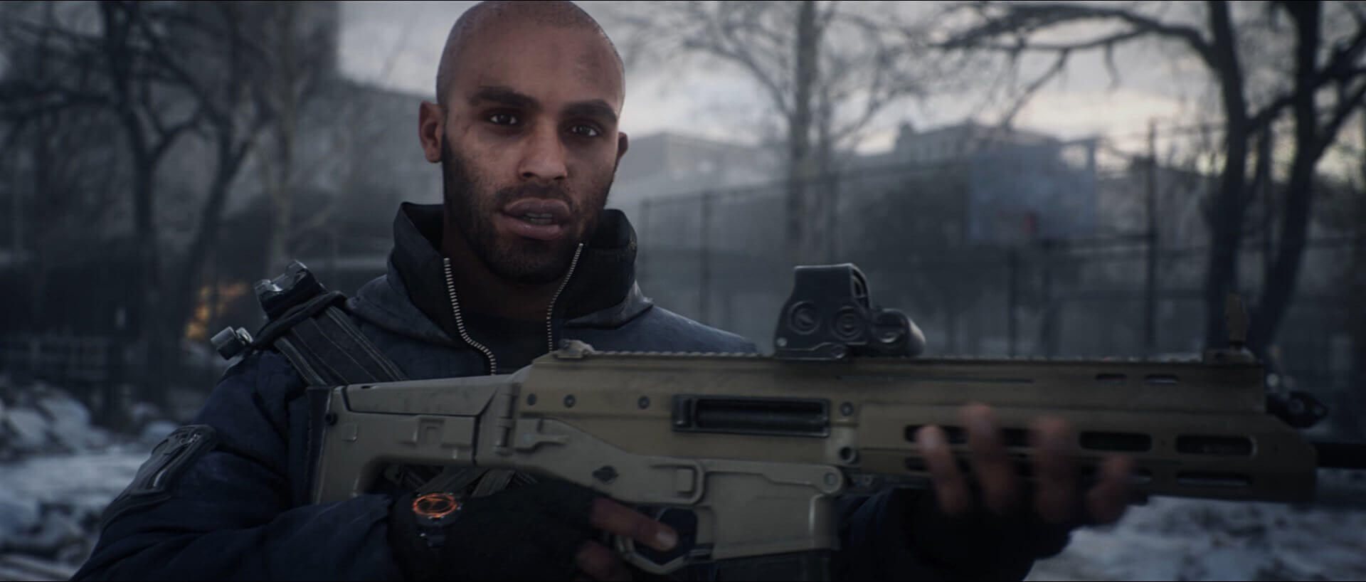 Personnage et trailer The Division par Scan Engine et Unit Image, Paris, France